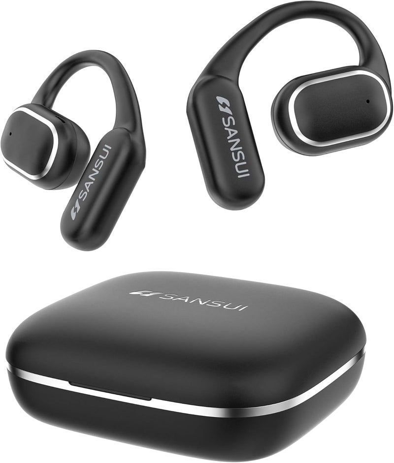 Sansui AI Translation Earbuds Real Time,6-in-1 Bluetooth 6.0 Language Translator Earbuds,Audifonos Traductores Inglés Español,Translate Ear Buds with 42H Playtime for Travel,Business and Learning - Image 1